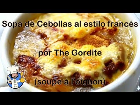 Receta fácil de Soupe à l'oignon: ¡deliciosa sopa de cebolla francesa!
