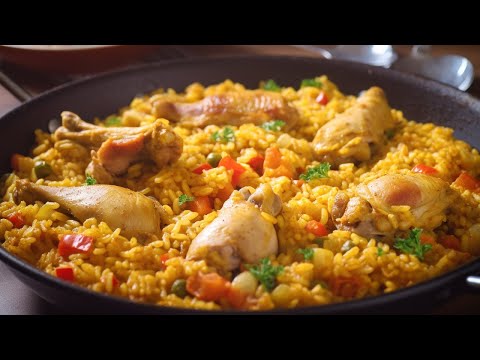 Delicioso arroz con pollo: receta fácil y rápida