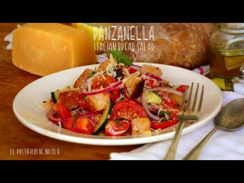 Cómo hacer Panzanella: receta italiana fácil y deliciosa