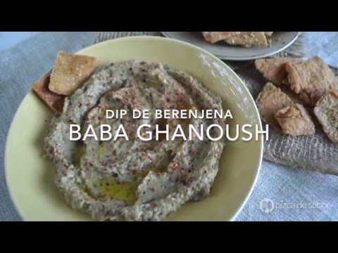 Receta fácil de Baba Ghanoush: Delicioso dip de berenjena