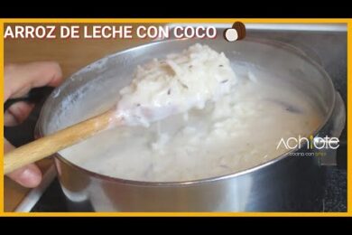 Delicioso arroz con leche de coco: receta fácil y rápida
