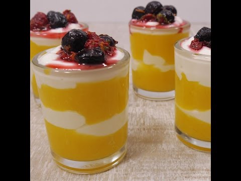 Siphuphe semabhontjisi: Delicioso postre de mango y yogur